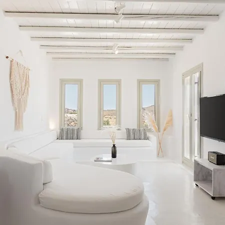 ヴィラ Luxury Mykonos Villa Alaya Pool Ac Kalafatis Mykonos Town