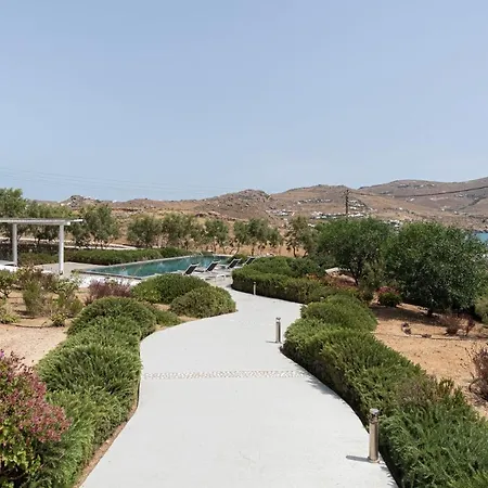 Luxury Mykonos Villa Alaya Pool Ac Kalafatis ヴィラ Mykonos Town