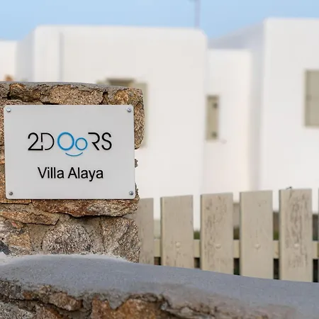 Luxury Mykonos Villa Alaya Pool Ac Kalafatis ヴィラ